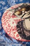 Renaissance Critters Velvet Throw Pillow