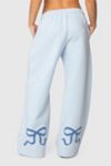 Edikted Bonney Bow Detail Sweatpants