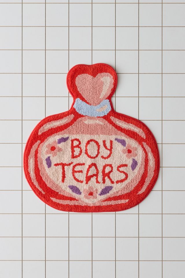 Boy Tears Potion Shaped Tufted Bath Mat #1