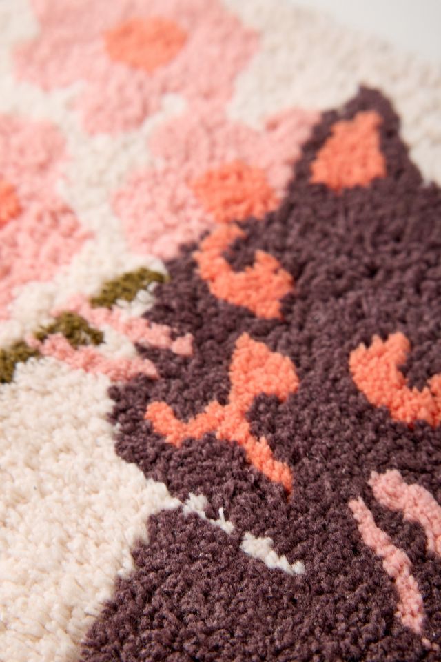 Wren Kitty Plush Tufted Bath Mat #2