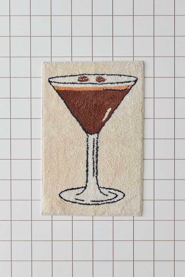 Espresso Martini Plush Tufted Bath Mat #1