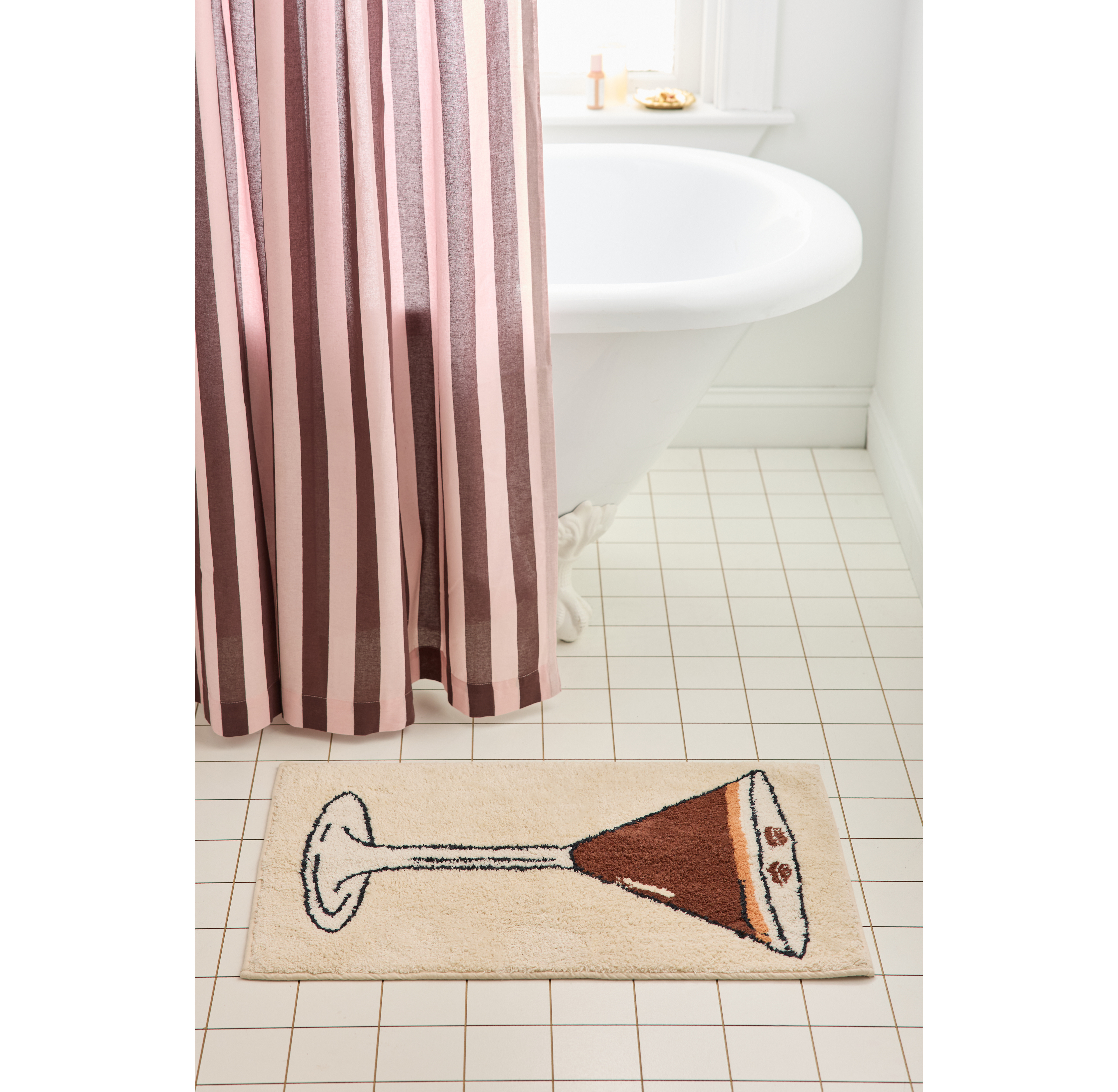 Espresso Martini Plush Tufted Bath Mat