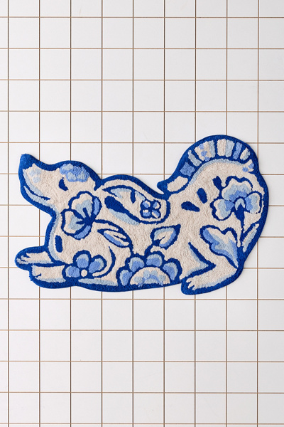 Urban Outfitters Delft Dog Shaped Bath Mat