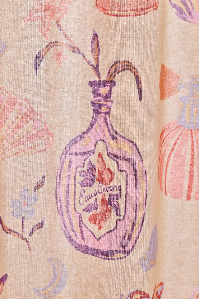 Perfume Bottle Patterned Shower Curtain #1