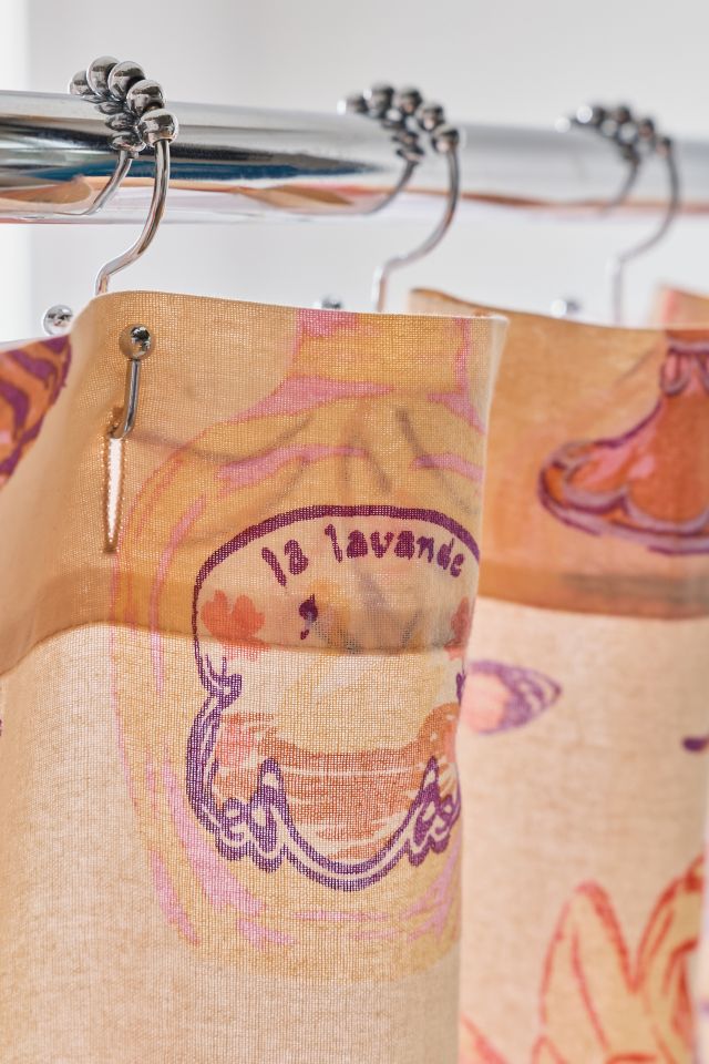 Perfume Bottle Patterned Shower Curtain #2
