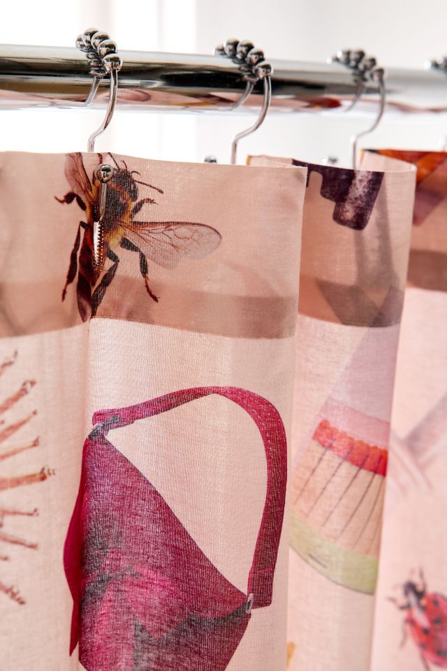 Charmed Icon Collage Patterned Shower Curtain #2