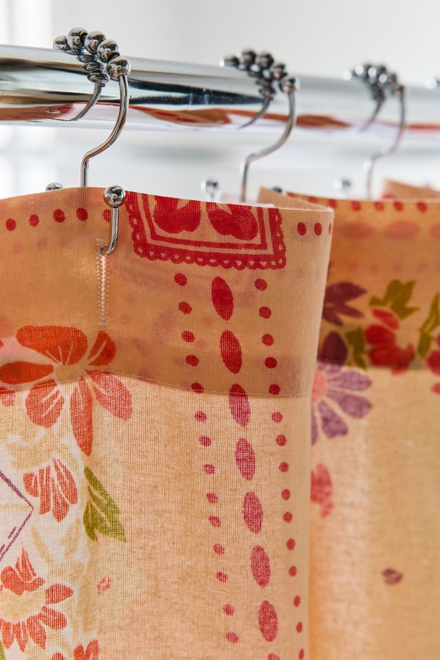 Beatrice Floral Patterned Shower Curtain #2