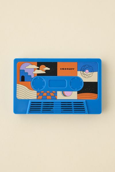 Crosley Cassette Tape Bluetooth Speaker In Blue At Urban Outfitters