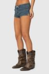 Edikted Jagger Low Rise Denim Shorts
