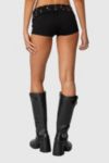 Edikted Studded Foldover Micro Shorts