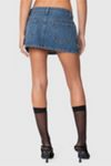 Edikted Chiara Denim Mini Skirt