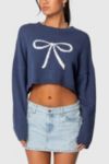 Edikted Chiara Denim Mini Skirt