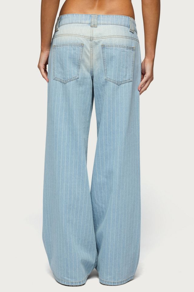 Edikted Cory Striped Low Rise Jean #4