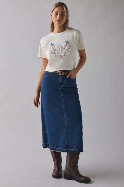 Never Ever Cross Stitch Applique Graphic Tee