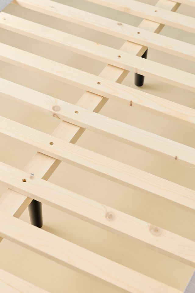 Riley Striped Upholstered Bed