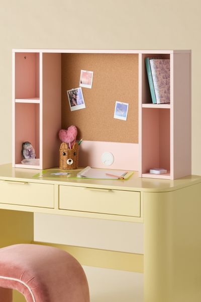 Urban Outfitters Doraine Desktop Storage Hutch In Pink At  In Pink