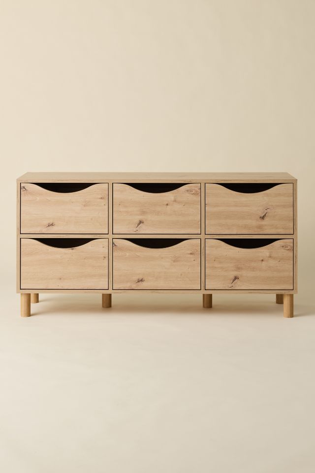 Rowan 6-Drawer Media Storage Console #1