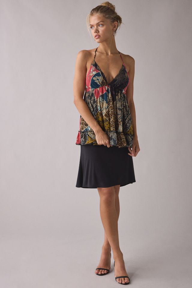Kimchi Blue Edith Halter Tunic Babydoll Top #2