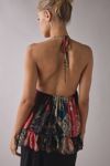 Kimchi Blue Edith Halter Tunic Babydoll Top