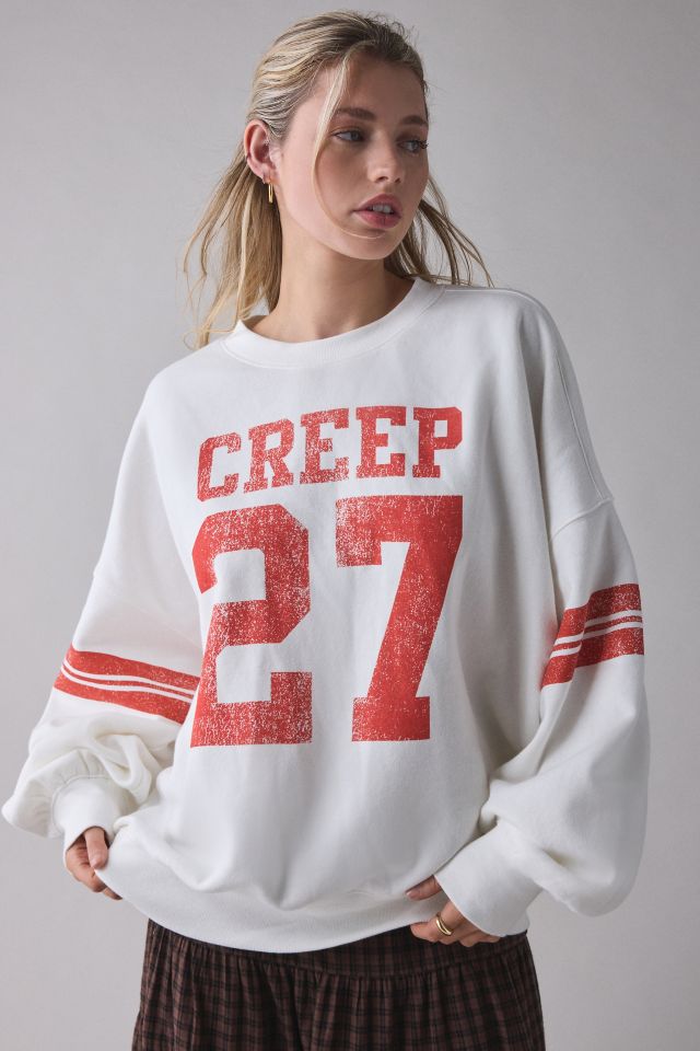 UO Gemma Graphic Oversized Crew Neck Pullover #1