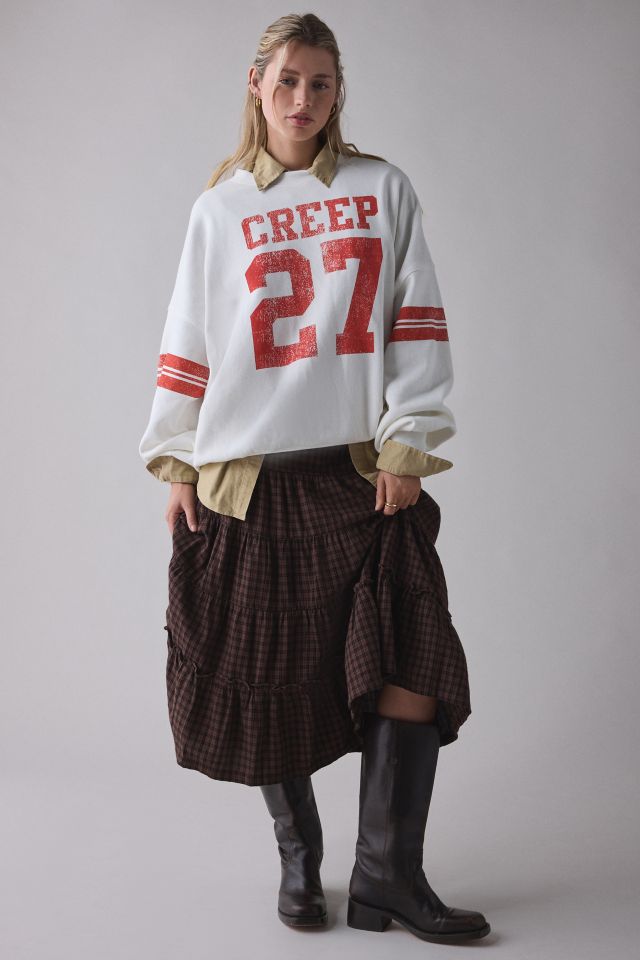 UO Gemma Graphic Oversized Crew Neck Pullover #4