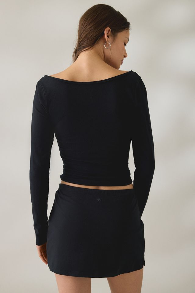 Out From Under Betty Boatneck Long Sleeve Henley Top #2