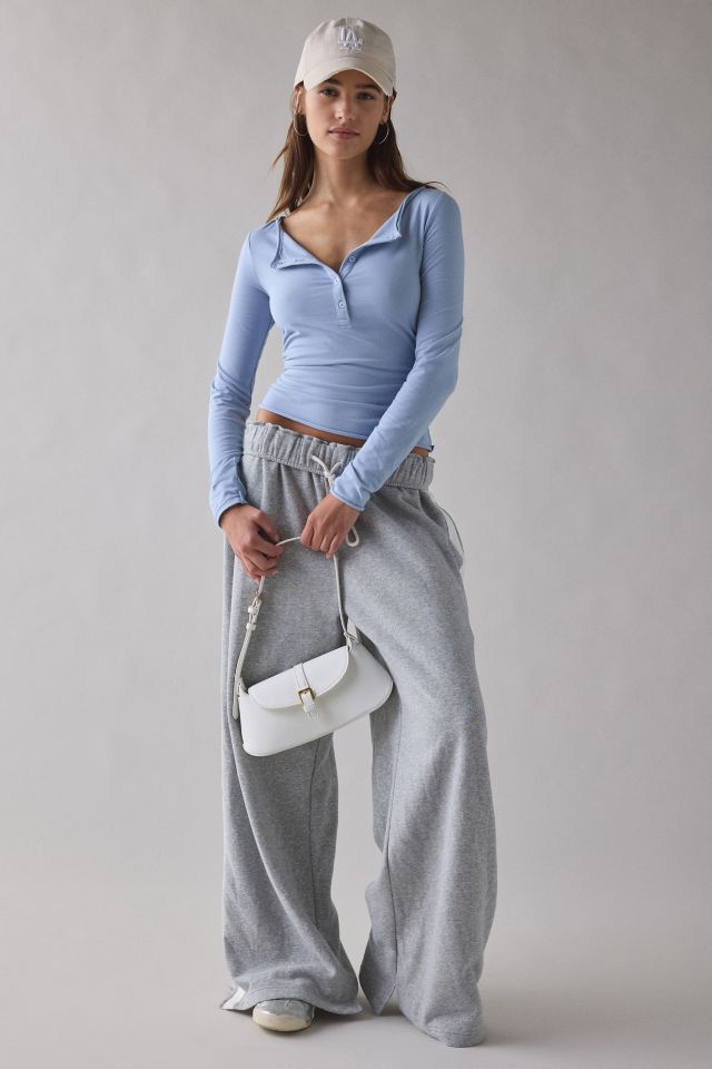 Out From Under Betty Boatneck Long Sleeve Henley Top #3