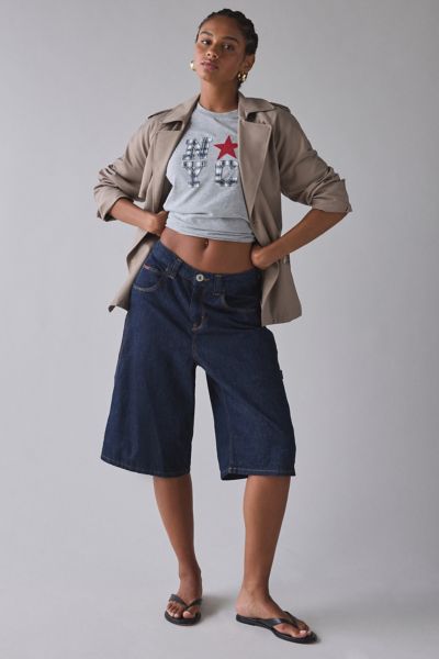 NYC Star Applique Graphic Slim Tee