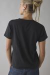 I Heart LA Animal Print Applique Graphic Slim Tee
