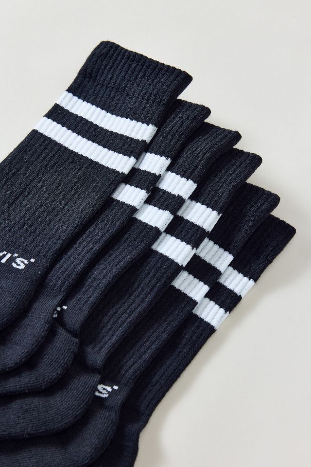 Levi's® Sport Stripe Standard Crew Sock 3-Pack #1