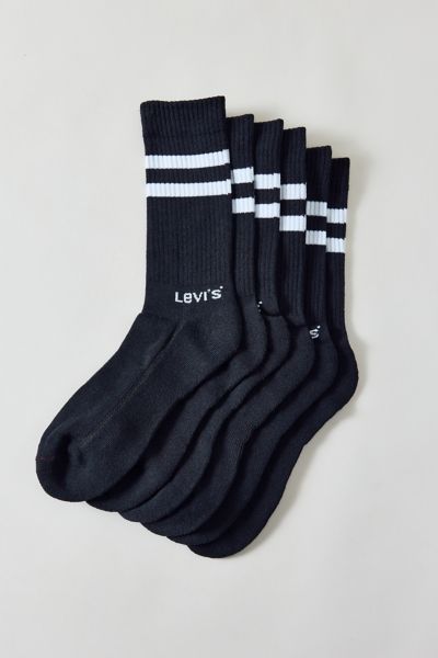 Paquet de 3 chaussettes à rayures sport Levi's® Standard Crew