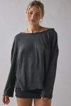 BDG Kurt Off-The-Shoulder Long Sleeve Tee
