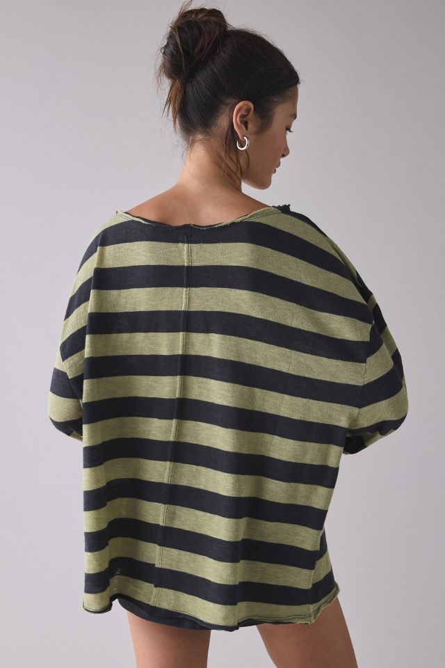 BDG Kurt Off-The-Shoulder Long Sleeve Tee #1