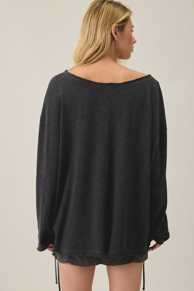BDG Kurt Off-The-Shoulder Long Sleeve Tee #1