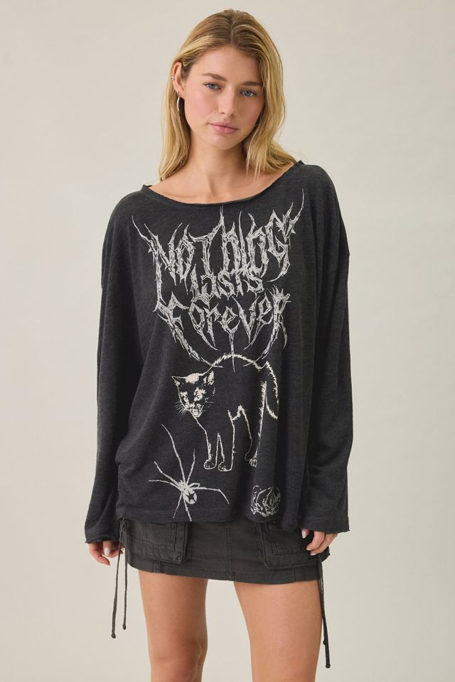 BDG Kurt Off-The-Shoulder Long Sleeve Tee #2