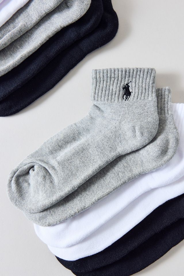 Polo Ralph Lauren Cushion Quarter Crew Sock 6-Pack #1