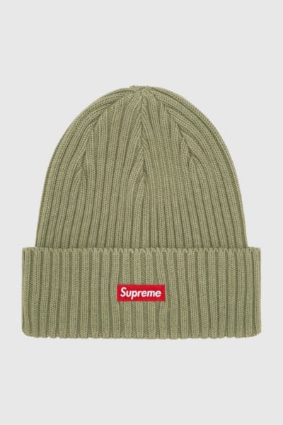 SUPREME OVERDYED BEANIE SS25 IN OLIVE, MEN'S AT URBAN OUTFITTERS 