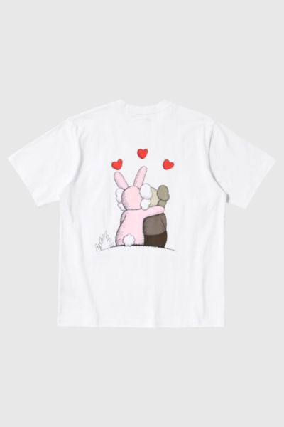 Kaws X Uniqlo Warhol Ut Graphic 476350 T-shirt Top In White, Men's At Urban Outfitters