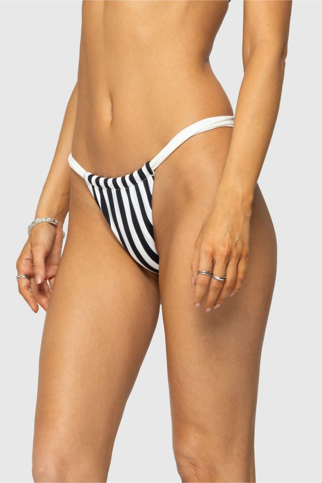 Edikted Dini Striped Bikini Bottom #2