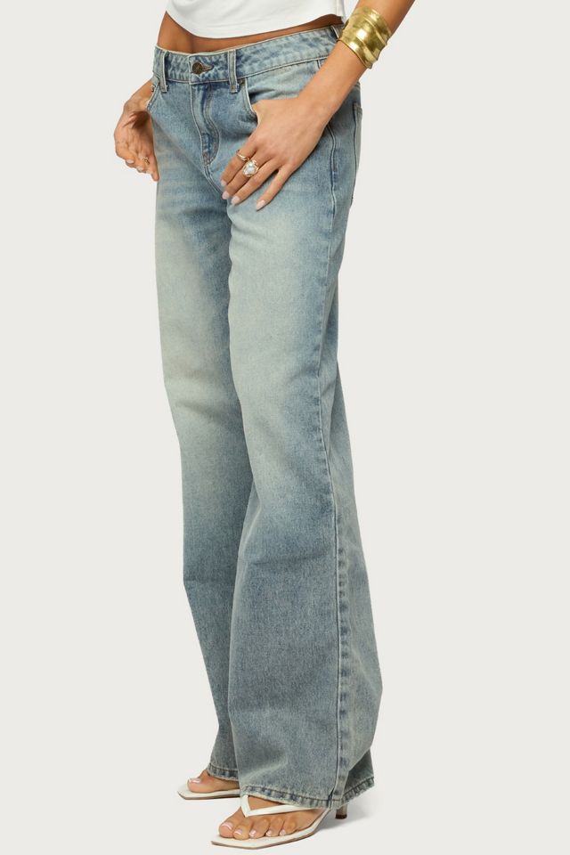 Edikted Raelynn Washed Low Rise Jean #3