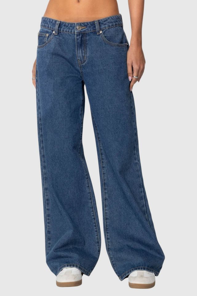 Edikted Raelynn Washed Low Rise Jean #3