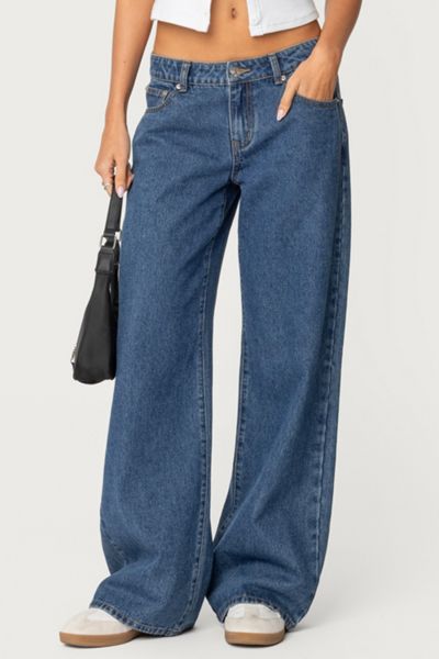 Edikted Raelynn Washed Low Rise Jean