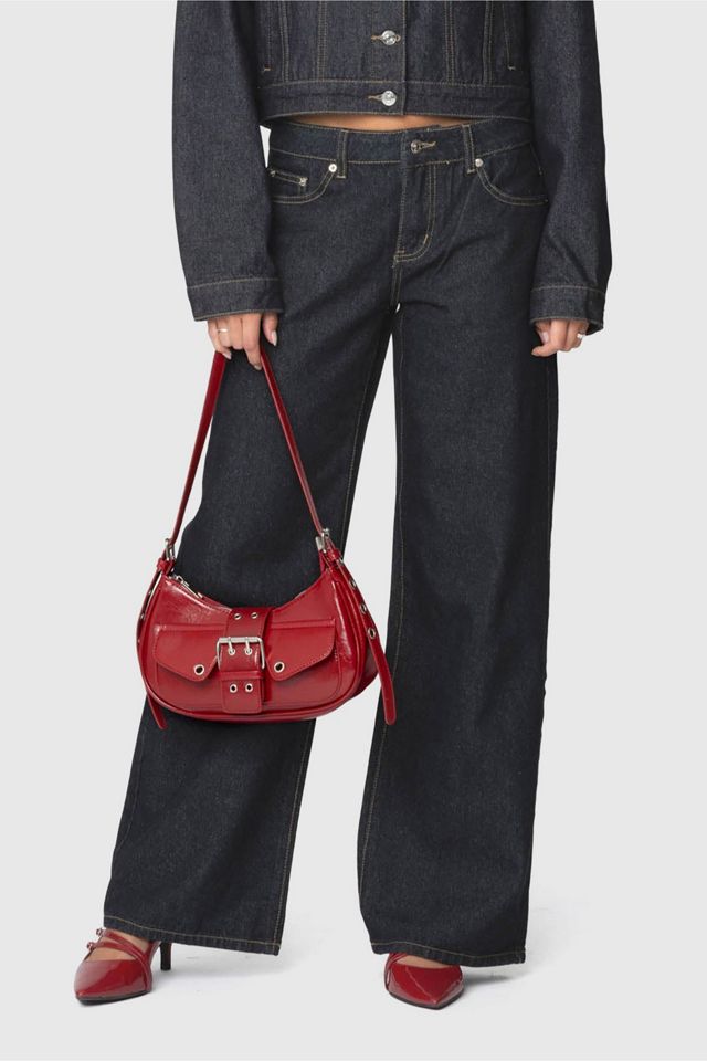 Edikted Raelynn Washed Low Rise Jeans