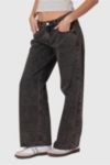 Edikted Petite Raelynn Washed Low Rise Jeans