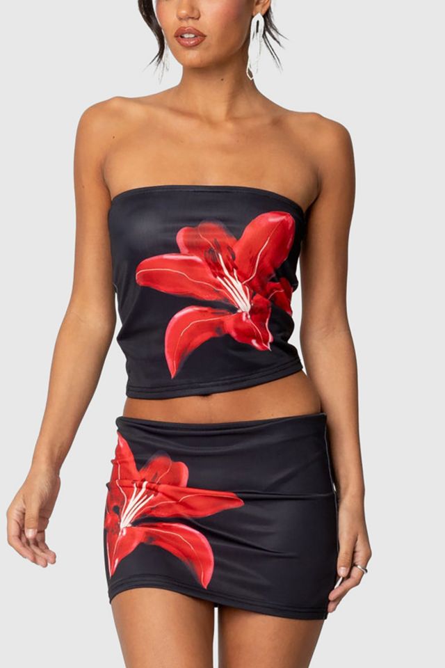 Edikted Tiger Blossom Mini Skirt #4