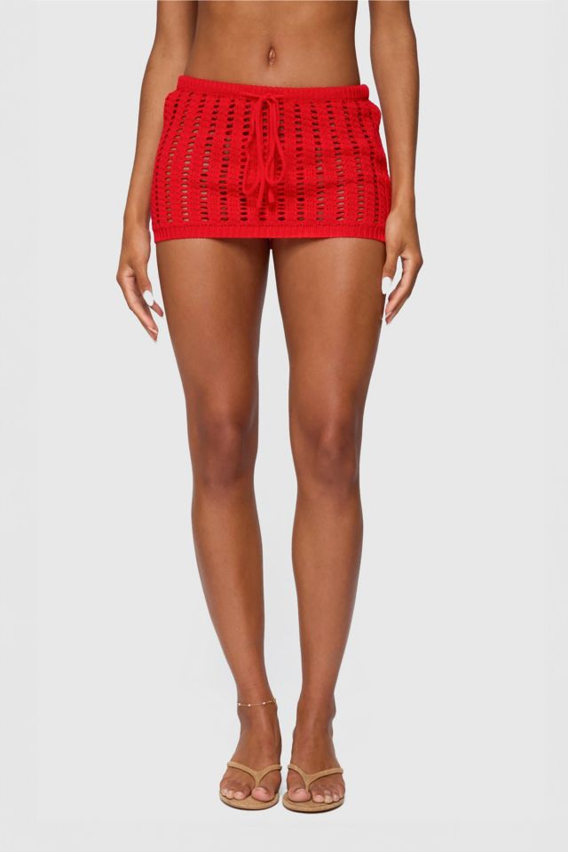 Edikted Leola Ladder Knit Mini Skirt #1