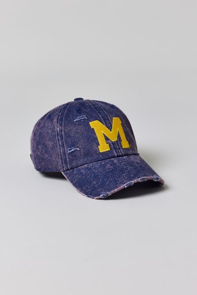 Mitchell & Ness University Of Michigan Logo Washed Dad Hat