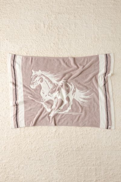 Barefoot Dreams CozyChic Stallion Throw Blanket