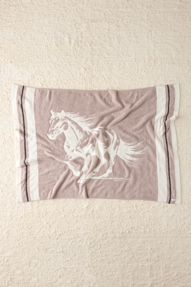 Barefoot Dreams CozyChic Stallion Throw Blanket #1