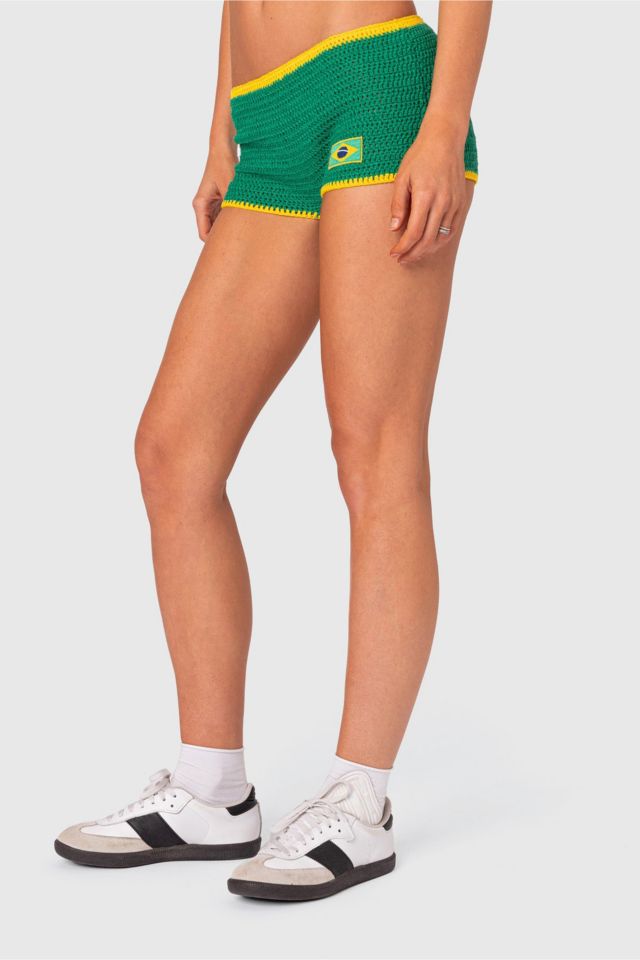 Edikted Brasil Crochet Shorts #4
